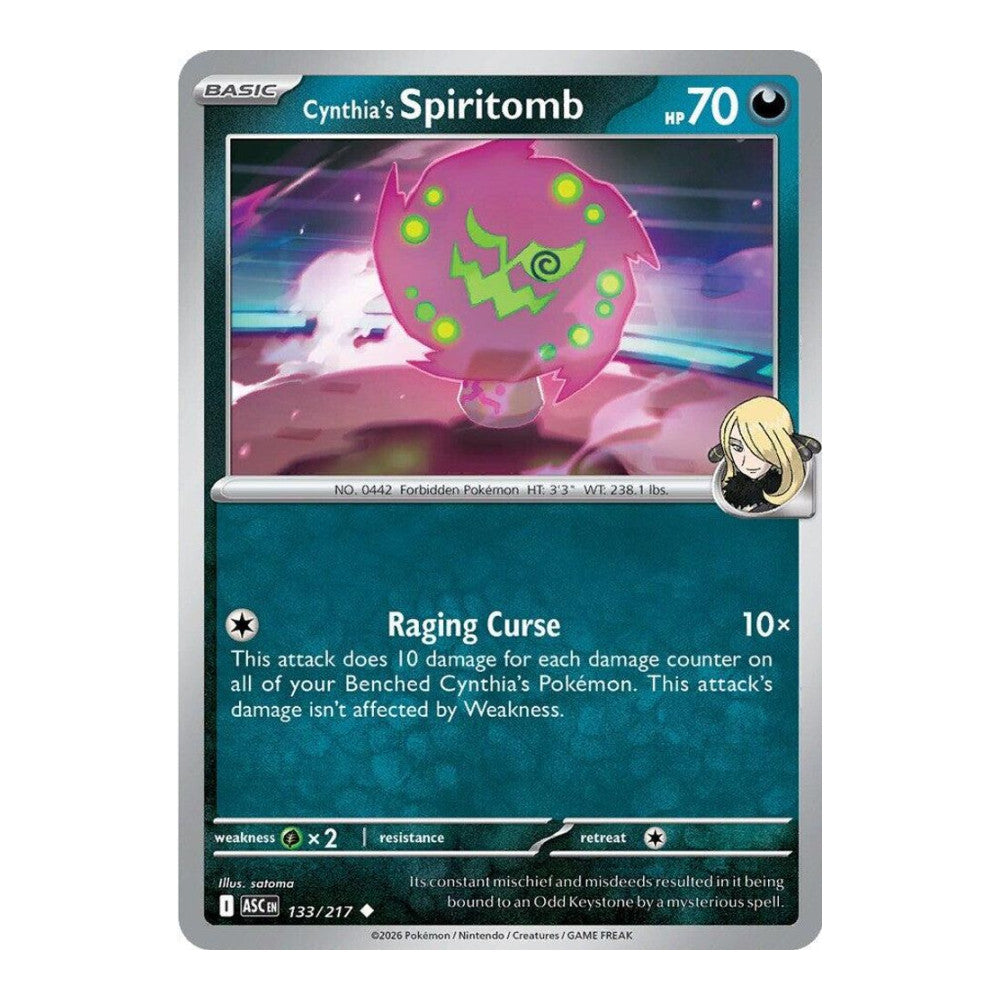 ME: Ascended Heroes (ASC) - Cynthia's Spiritomb - 133/217 (#133/217) (Near Mint)