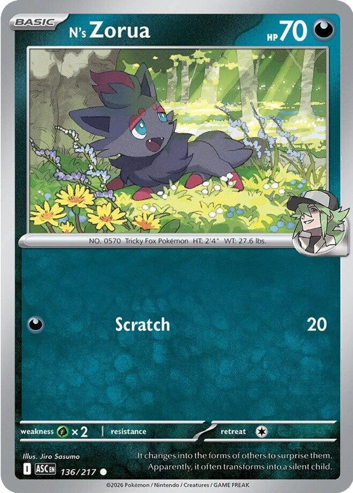ME: Ascended Heroes (ASC) - N's Zorua (#136/217, Common) ()
