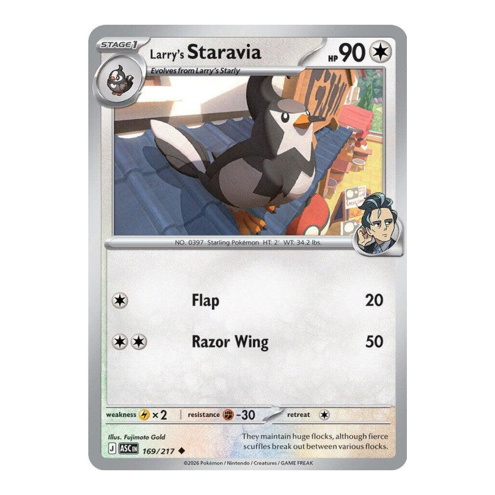 ME: Ascended Heroes (ASC) - Larry's Staravia (#169/217) (Near Mint)
