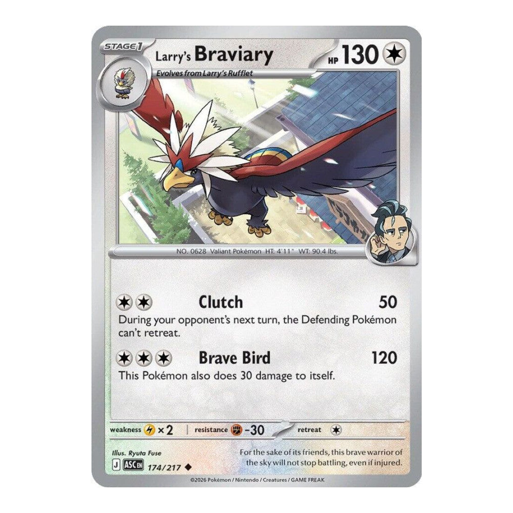 ME: Ascended Heroes (ASC) - Larry's Braviary (#174/217) (Near Mint)