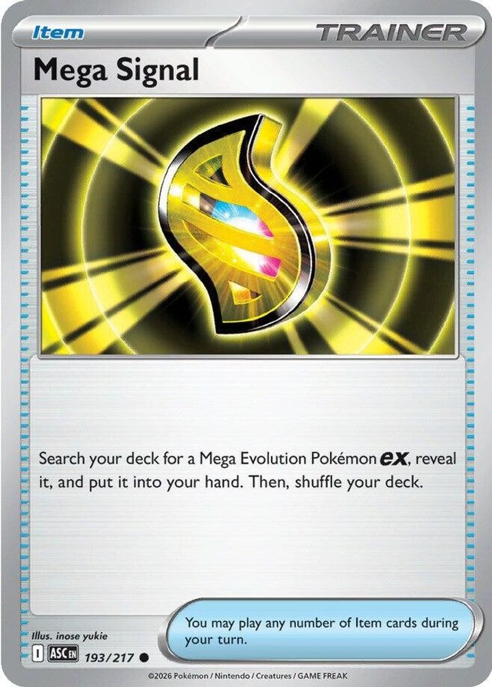 ME: Ascended Heroes (ASC) - Mega Signal (#193/217, Common) ()