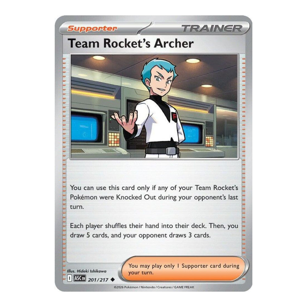 ME: Ascended Heroes (ASC) - Team Rocket's Archer (#201/217) (Near Mint)