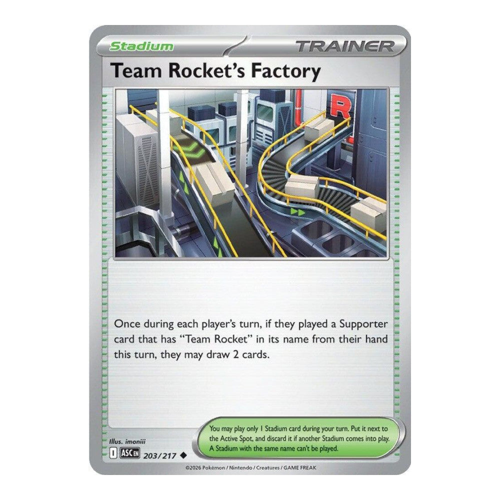 ME: Ascended Heroes (ASC) - Team Rocket's Factory (#203/217) (Near Mint)