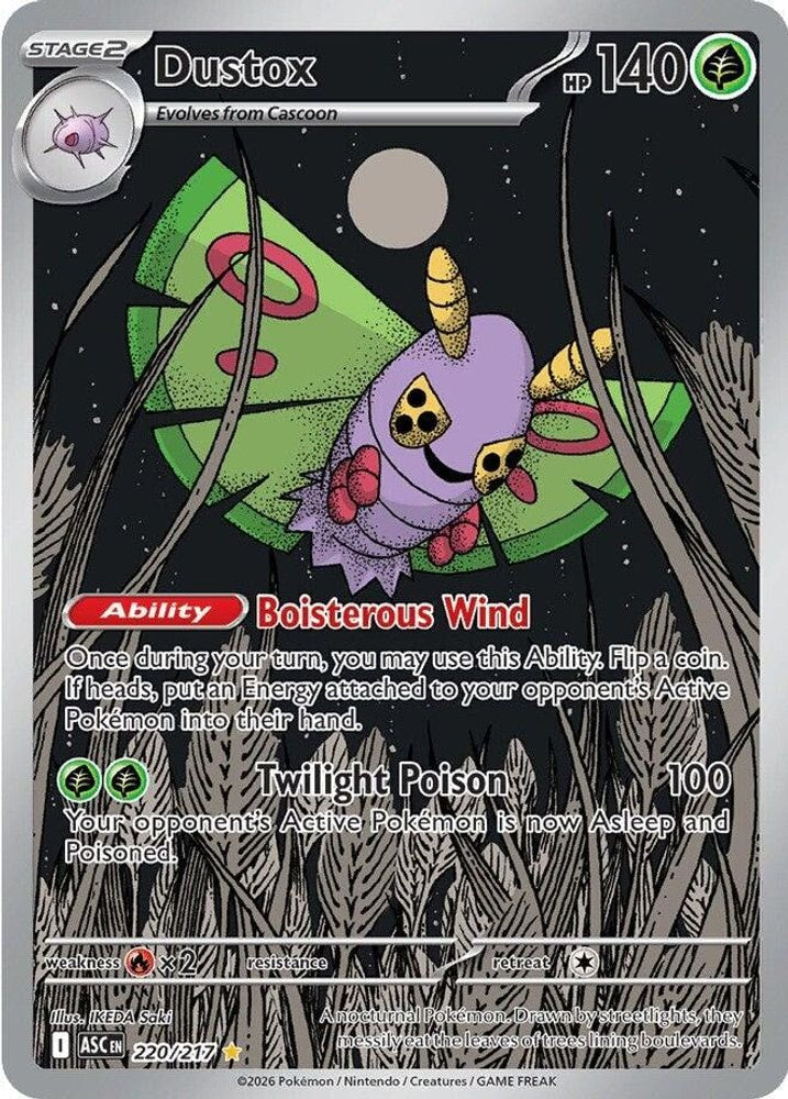 ME: Ascended Heroes (ASC) - Dustox - 220/217 (#220/217, Illustration Rare) ()