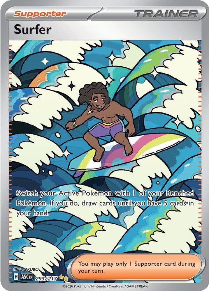 ME: Ascended Heroes (ASC) - Surfer - 293/217 (#293/217, Special Illustration Rare) ()