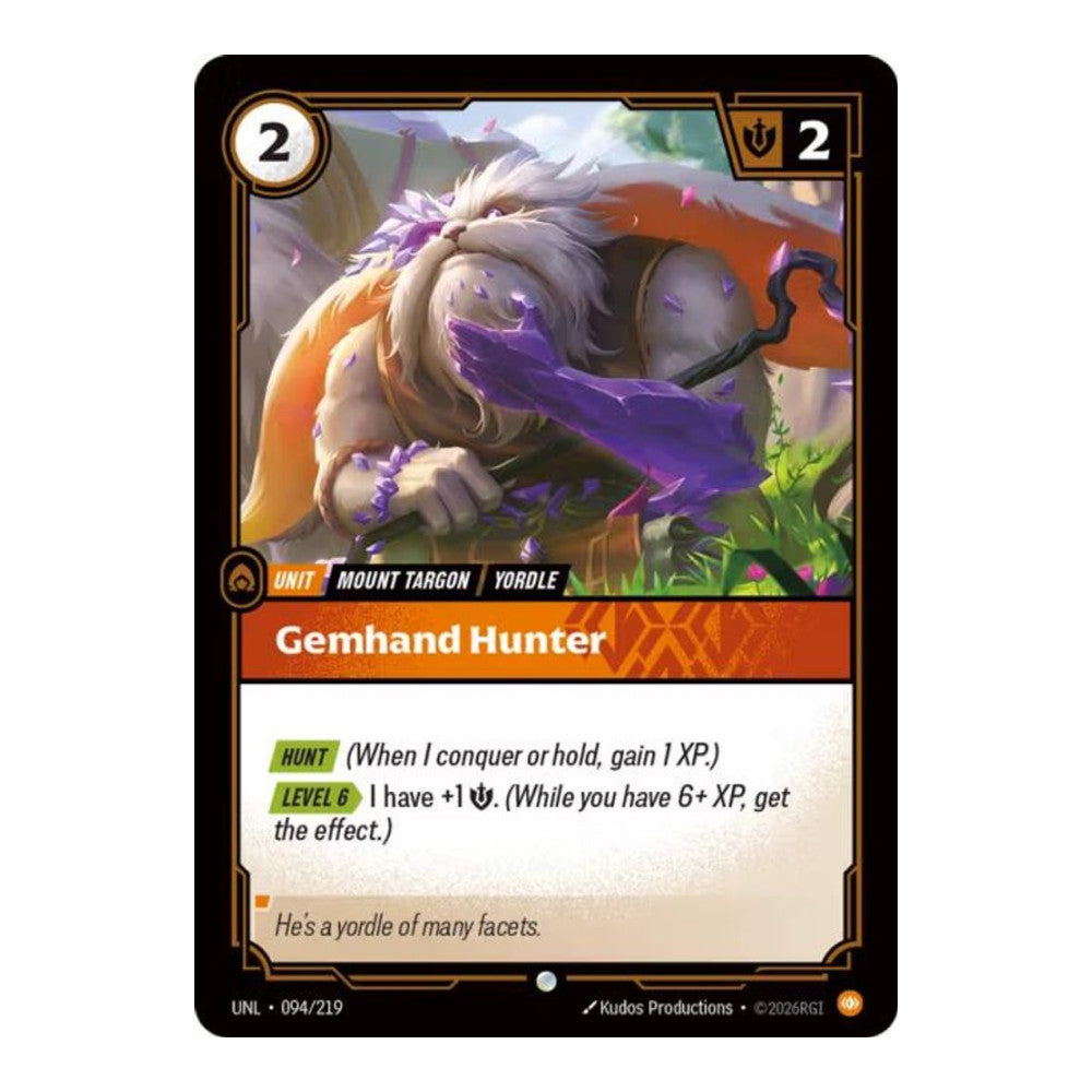 Unleashed (UNL) - Gemhand Hunter (#094/219) (Near Mint)