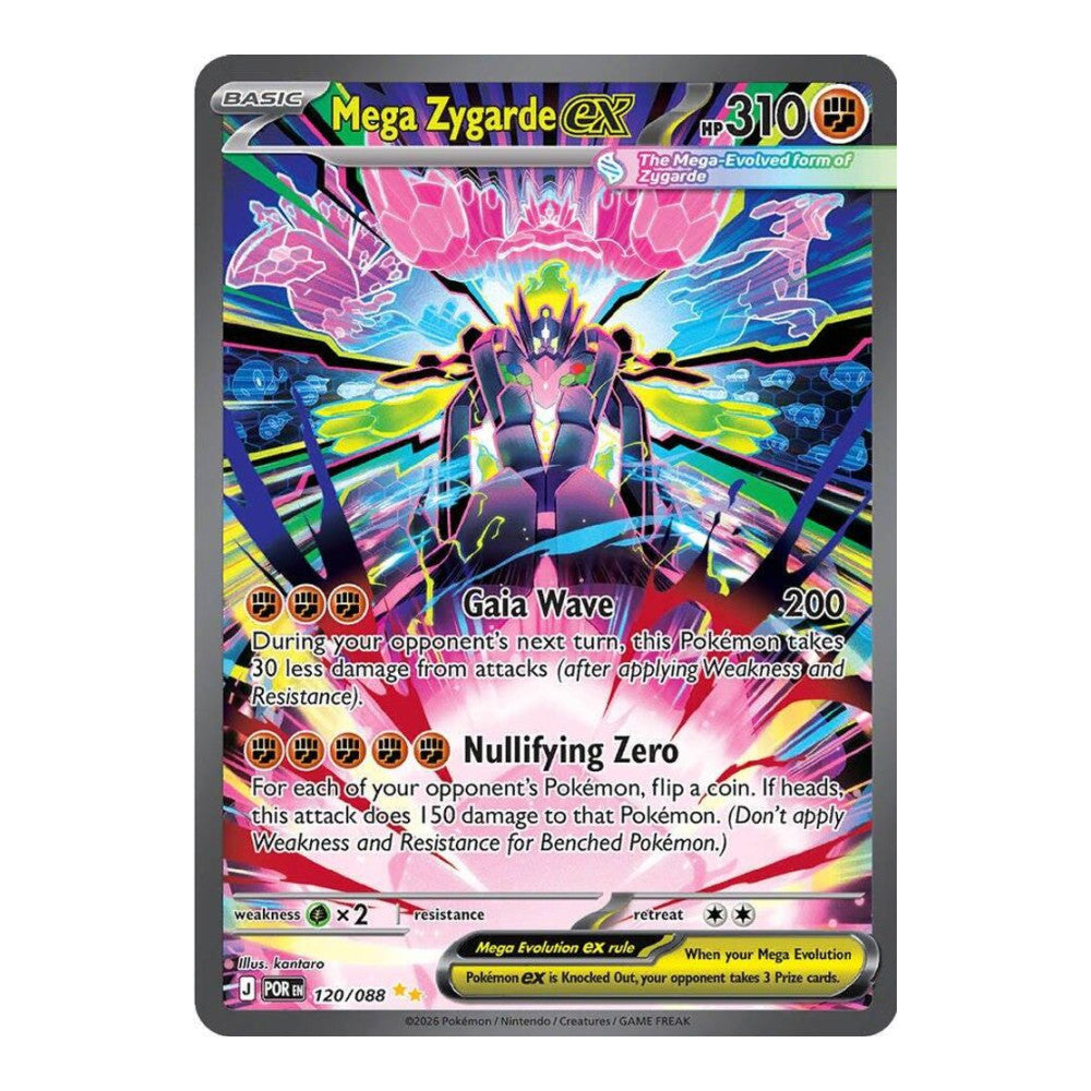 ME03: Perfect Order (POR) - Mega Zygarde ex 120 088 (#120/088) (Near Mint)