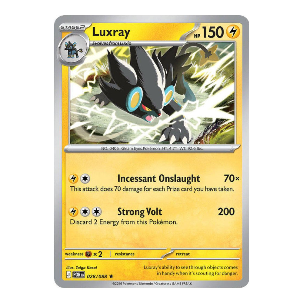 ME03: Perfect Order (POR) - Luxray (#028/088) (Near Mint)