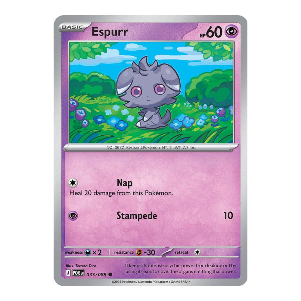 ME03: Perfect Order (POR) - Espurr 033 088 (#033/088) (Near Mint)