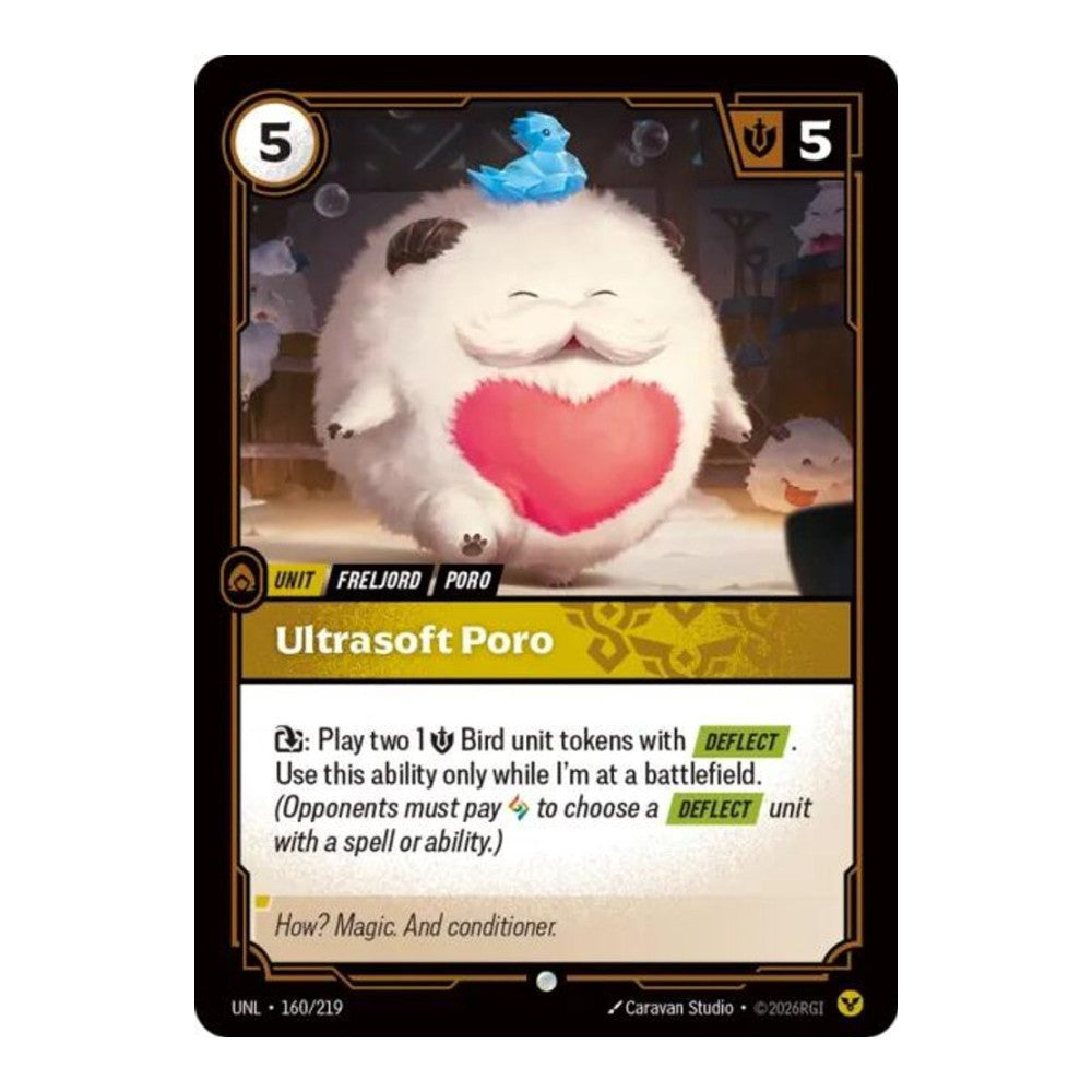 Unleashed (UNL) - Ultrasoft Poro (#160/219) (Near Mint)