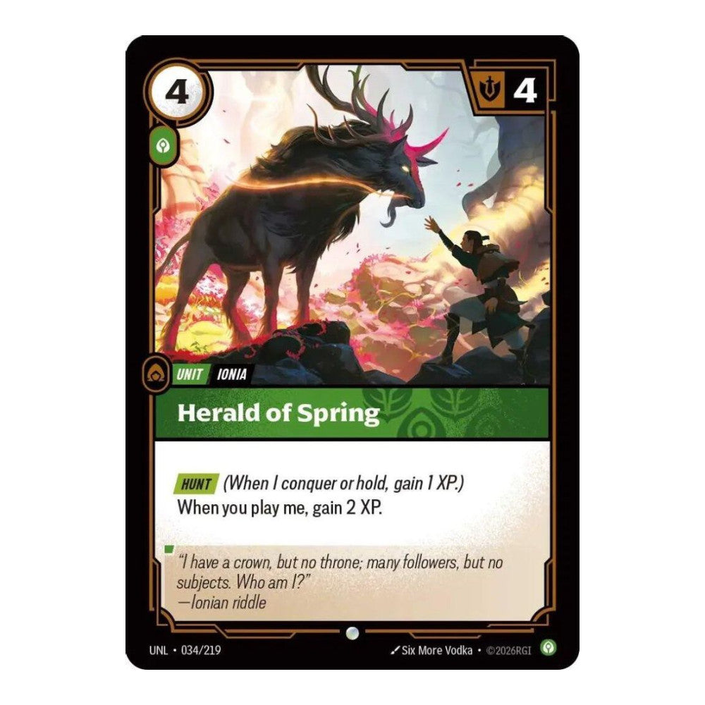 Unleashed (UNL) - Herald of Spring (#034/219) (Near Mint)