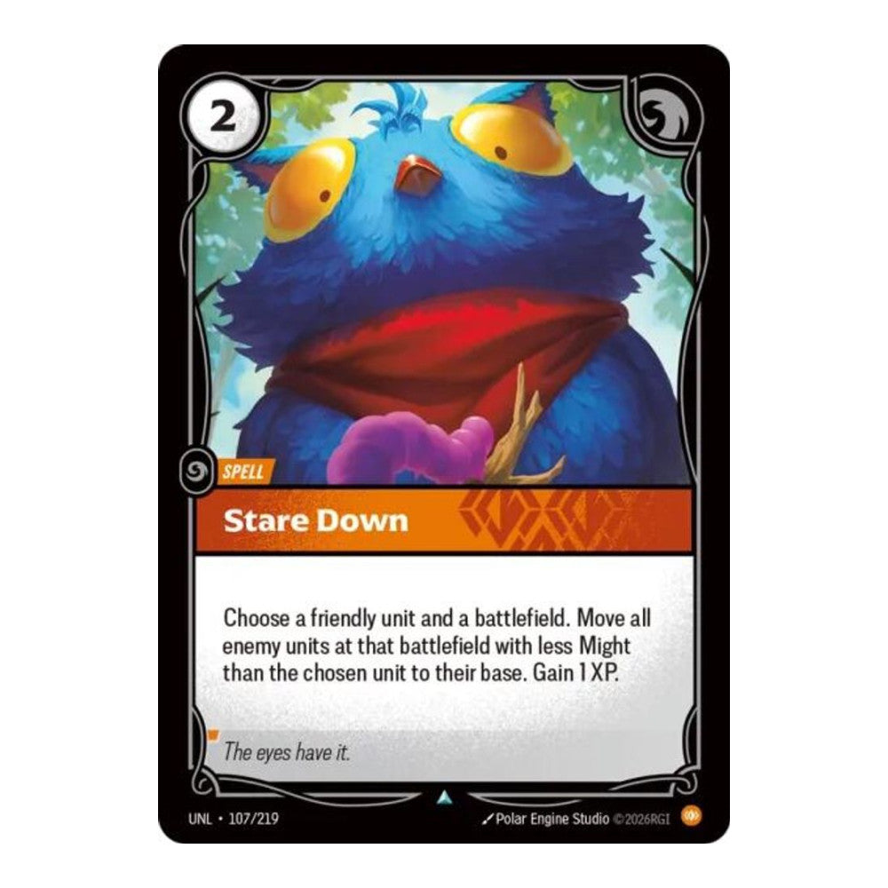 Unleashed (UNL) - Stare Down (#107/219) (Near Mint)