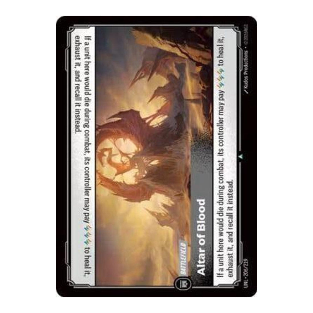 Unleashed (UNL) - Altar of Blood (#206/219) (Near Mint)