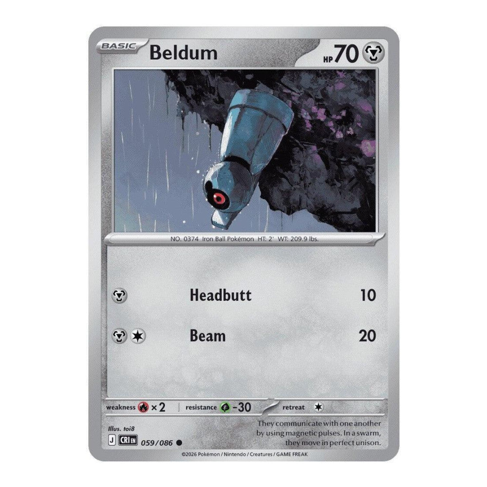 ME04: Chaos Rising (CRI) - Beldum (#059/086) (Near Mint)