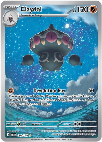 ME04: Chaos Rising (CRI) - Claydol - 092/086 (#092/086, Illustration Rare) ()