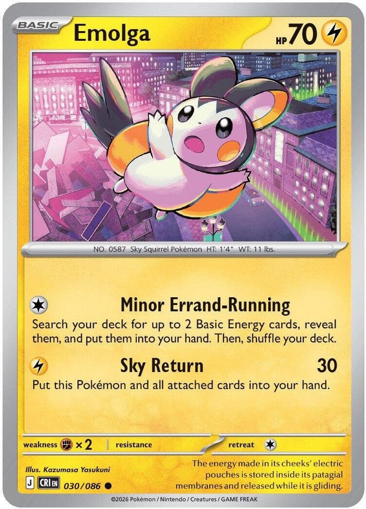 ME04: Chaos Rising (CRI) - Emolga (#030/086, Common) ()