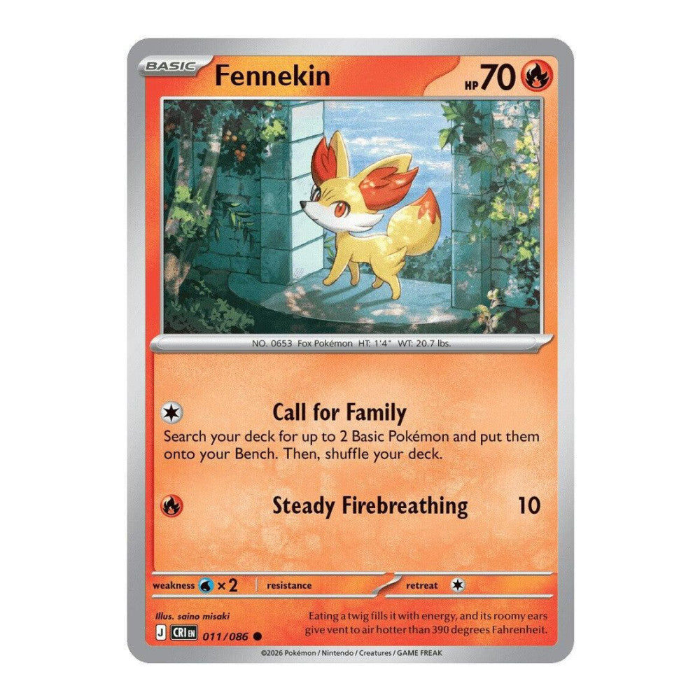 ME04: Chaos Rising (CRI) - Fennekin (#011/086)