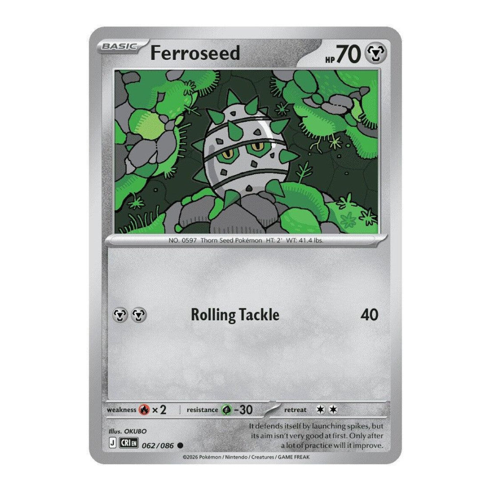 ME04: Chaos Rising (CRI) - Ferroseed (#062/086) (Near Mint)