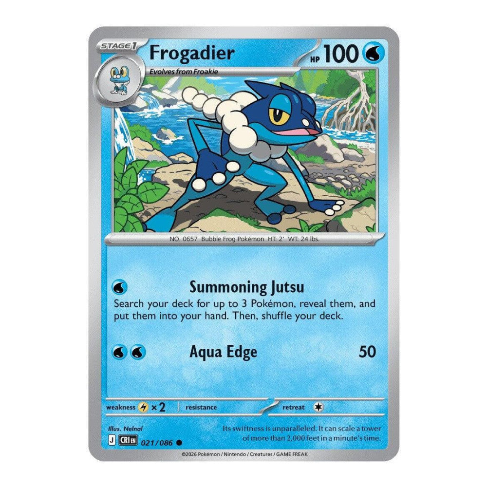 ME04: Chaos Rising (CRI) - Frogadier 021 086 (#021/086) (Near Mint)