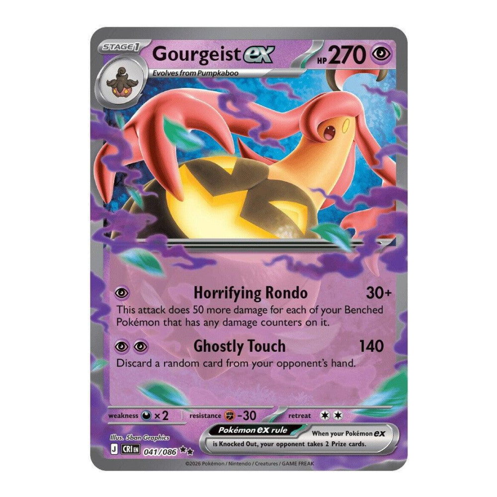 ME04: Chaos Rising (CRI) - Gourgeist ex - 041/086 (#041/086) (Near Mint)