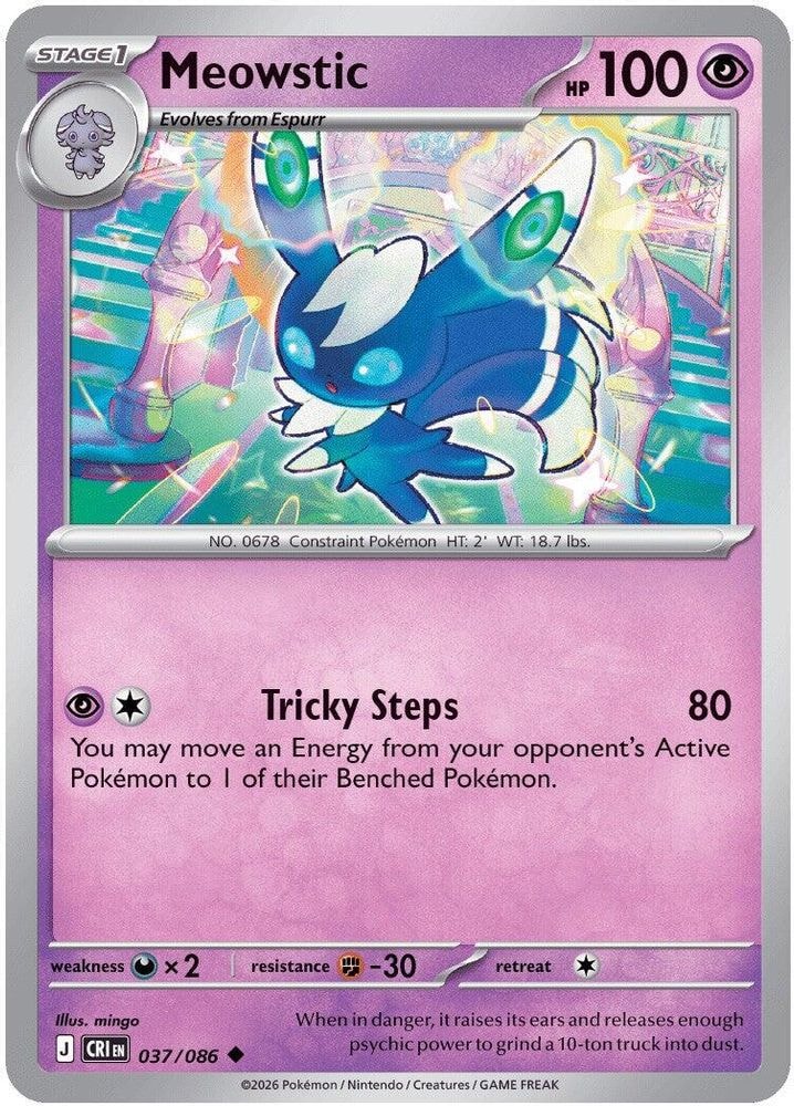 ME04: Chaos Rising (CRI) - Meowstic (#037/086, Uncommon) ()