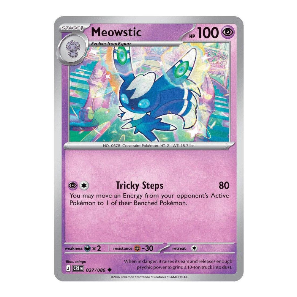 ME04: Chaos Rising (CRI) - Meowstic (#037/086) (Near Mint)