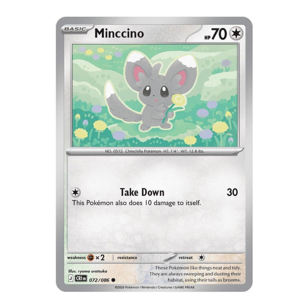 ME04: Chaos Rising (CRI) - Minccino (#072/086) (Near Mint)