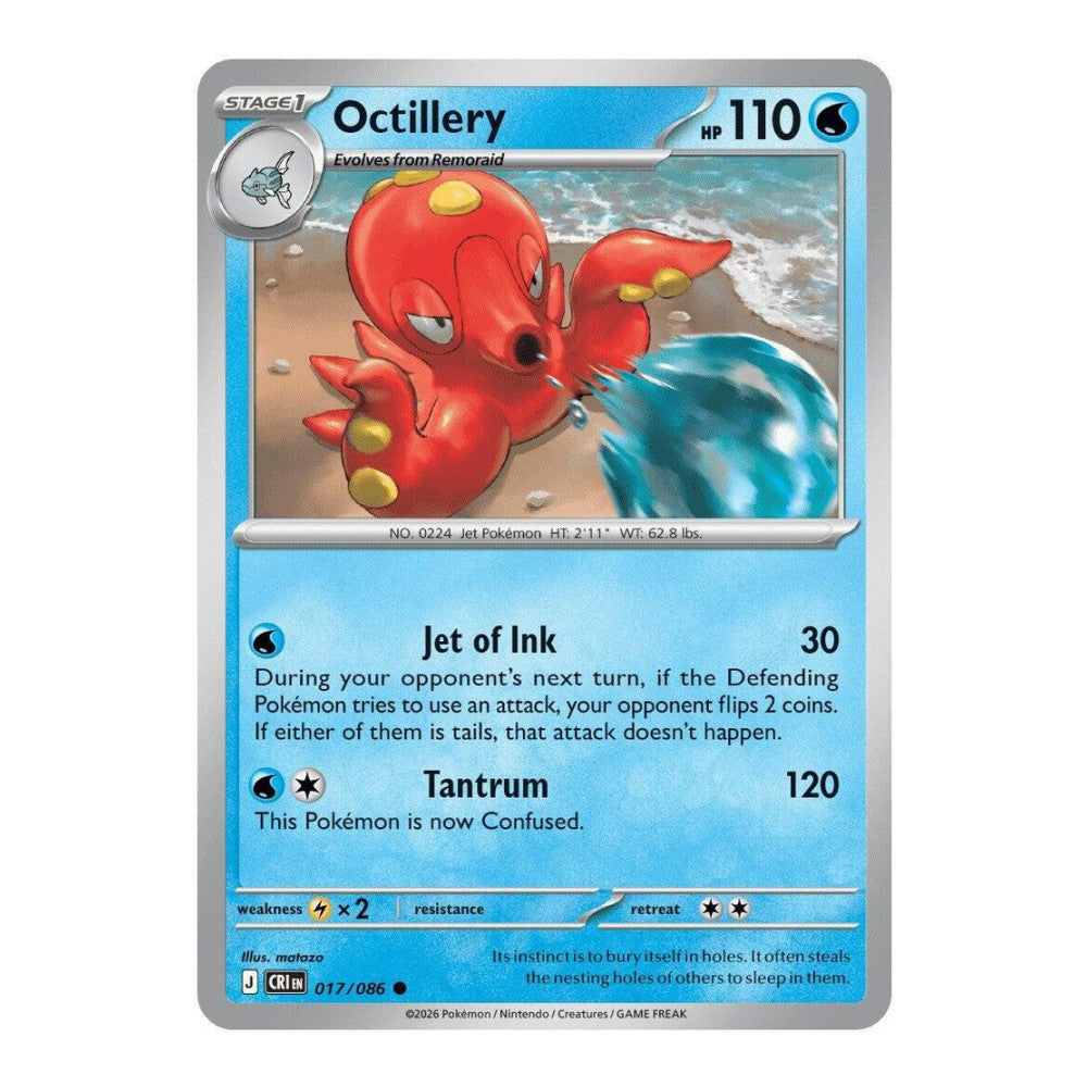 ME04: Chaos Rising (CRI) - Octillery (#017/086) (Near Mint)