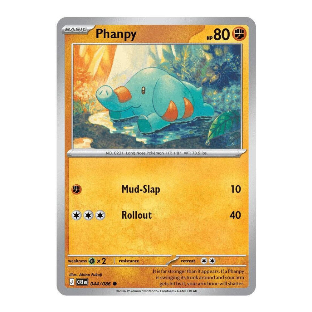 ME04: Chaos Rising (CRI) - Phanpy (#044/086) (Near Mint)