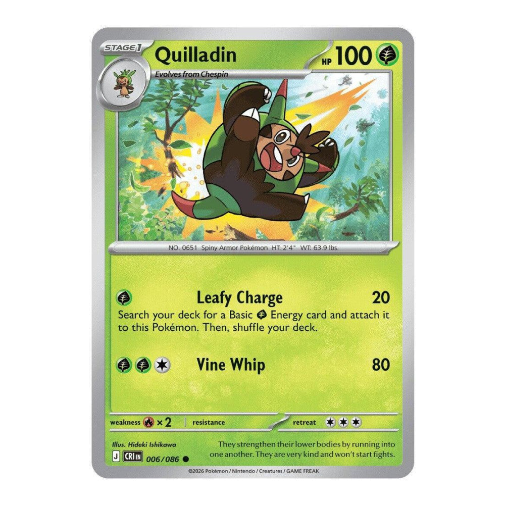 ME04: Chaos Rising (CRI) - Quilladin (#006/086) (Near Mint)