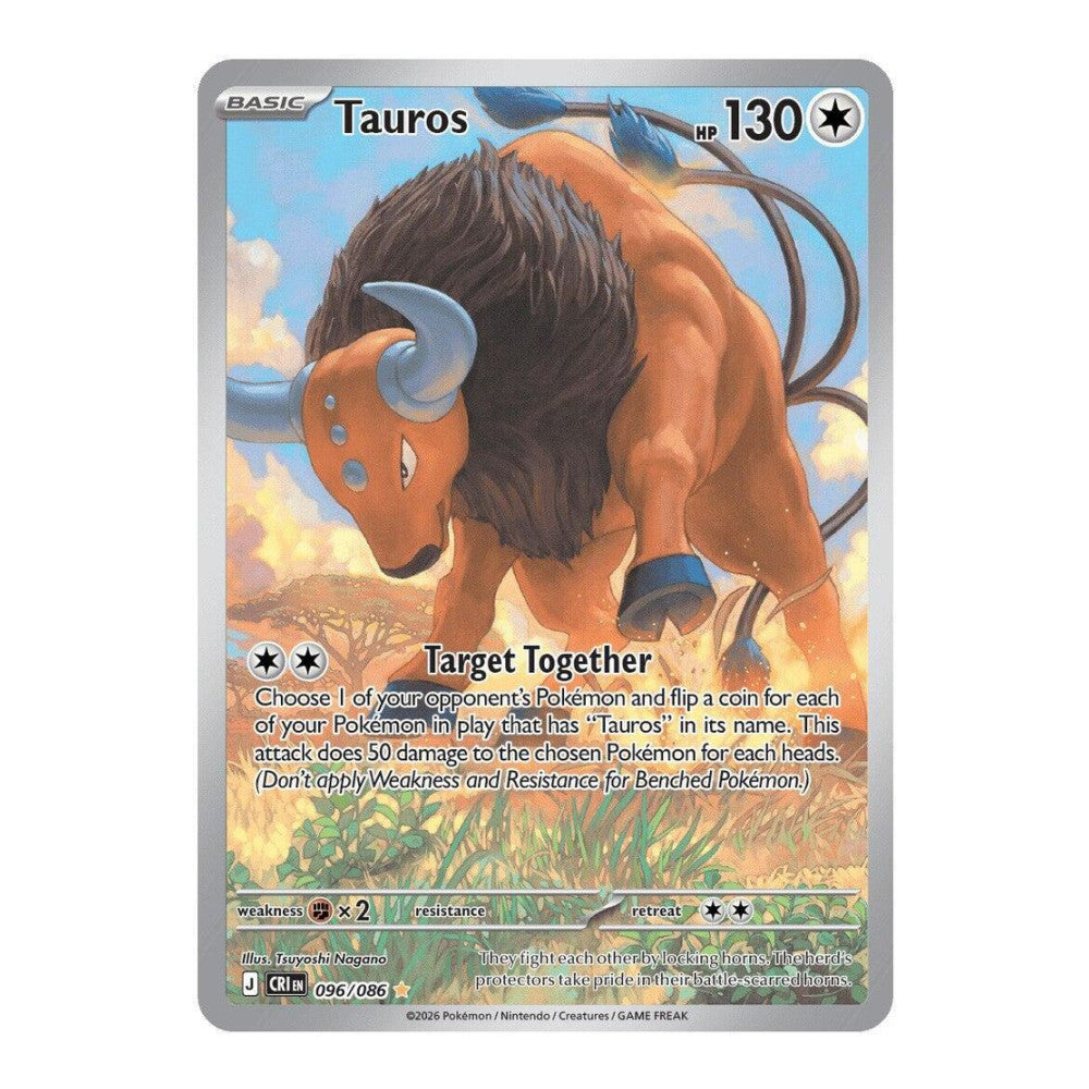 ME04: Chaos Rising (CRI) - Tauros 096 086 (#096/086) (Near Mint)
