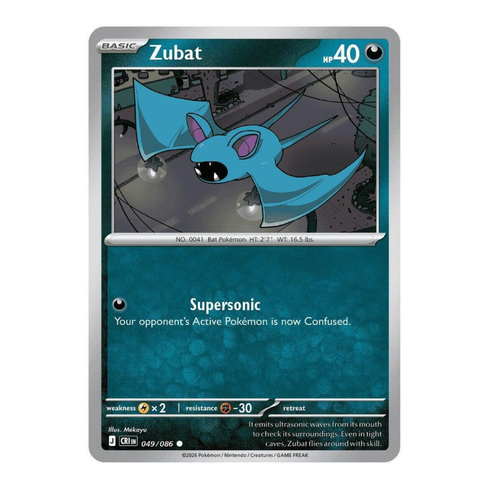 ME04: Chaos Rising (CRI) - Zubat (#049/086) (Near Mint)