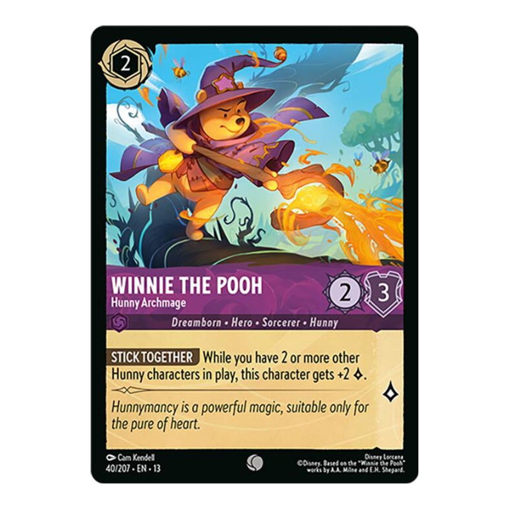 Attack of the Vine! (13) - Winnie the Pooh - Hunny Archmage (#40/207) (Near Mint)