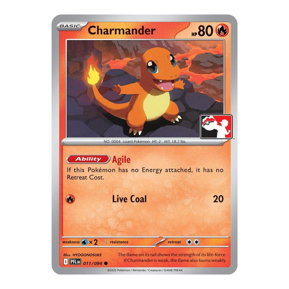 Prize Pack Series Cards () - Charmander 011 094 (#011/094) (Near Mint)