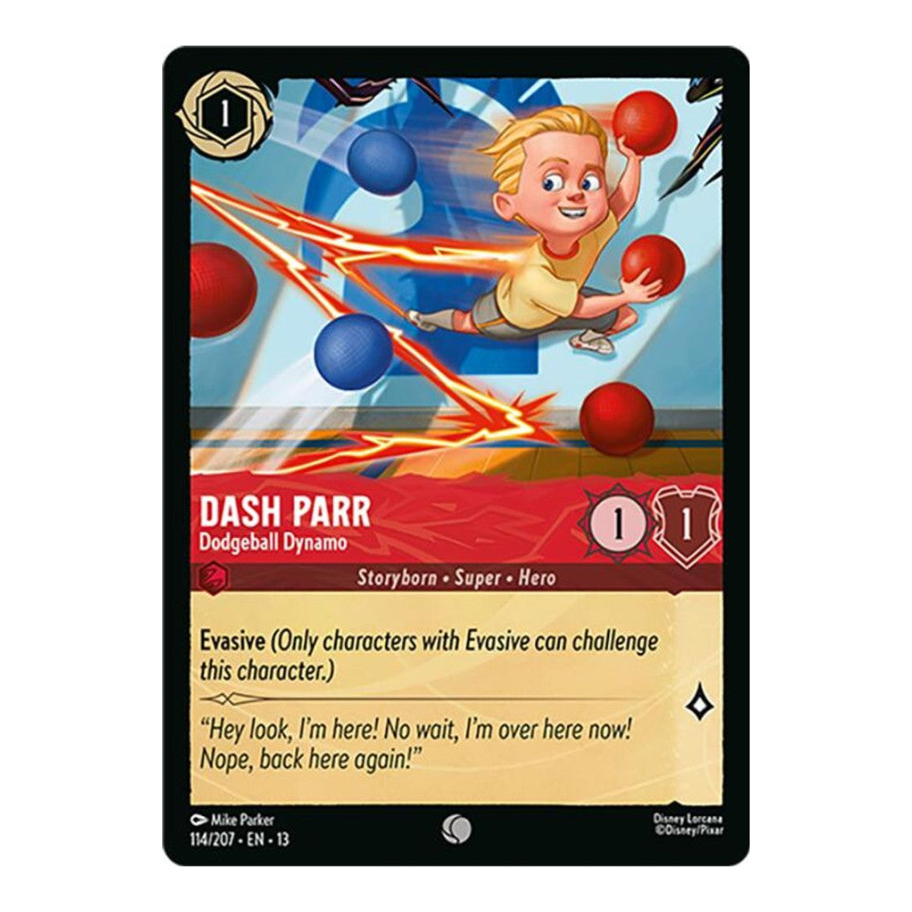 Attack of the Vine! (13) - Dash Parr - Dodgeball Dynamo (#114/207) (Near Mint)