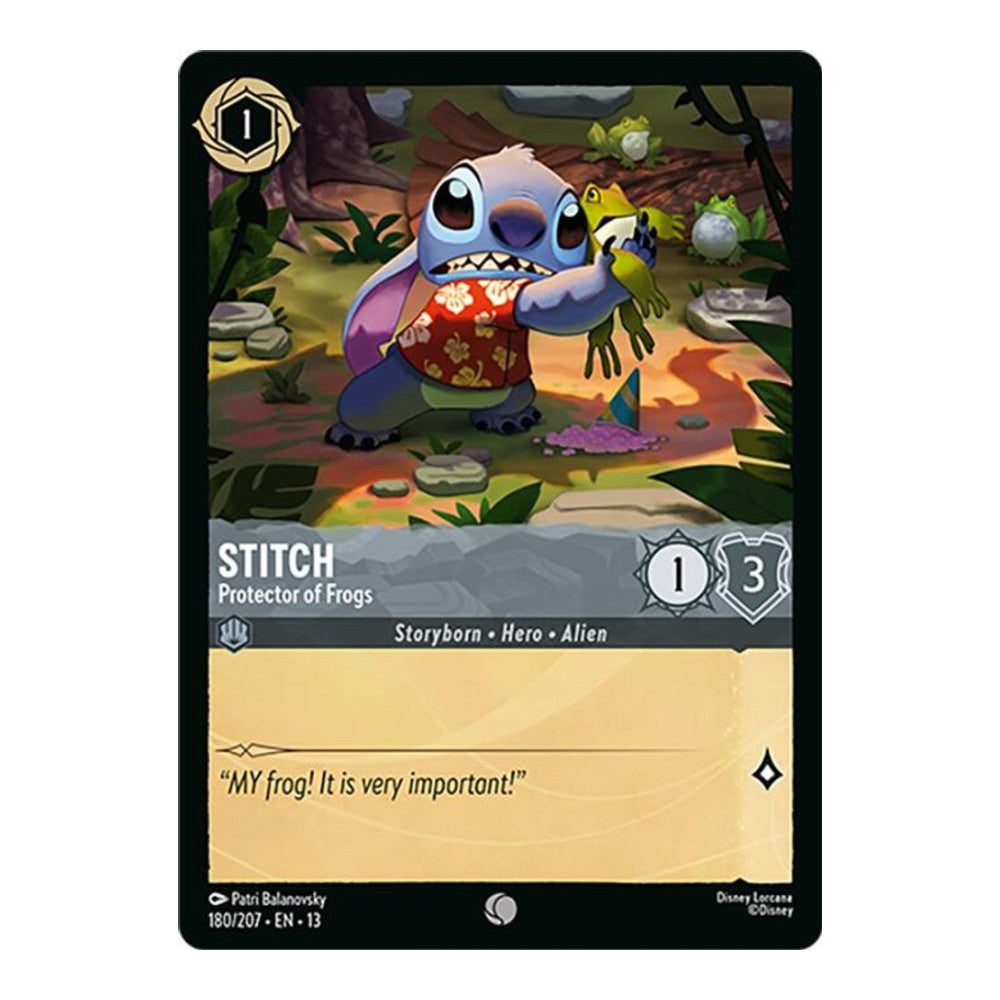 Attack of the Vine! (13) - Stitch - Protector of Frogs (#180/207) (Near Mint)