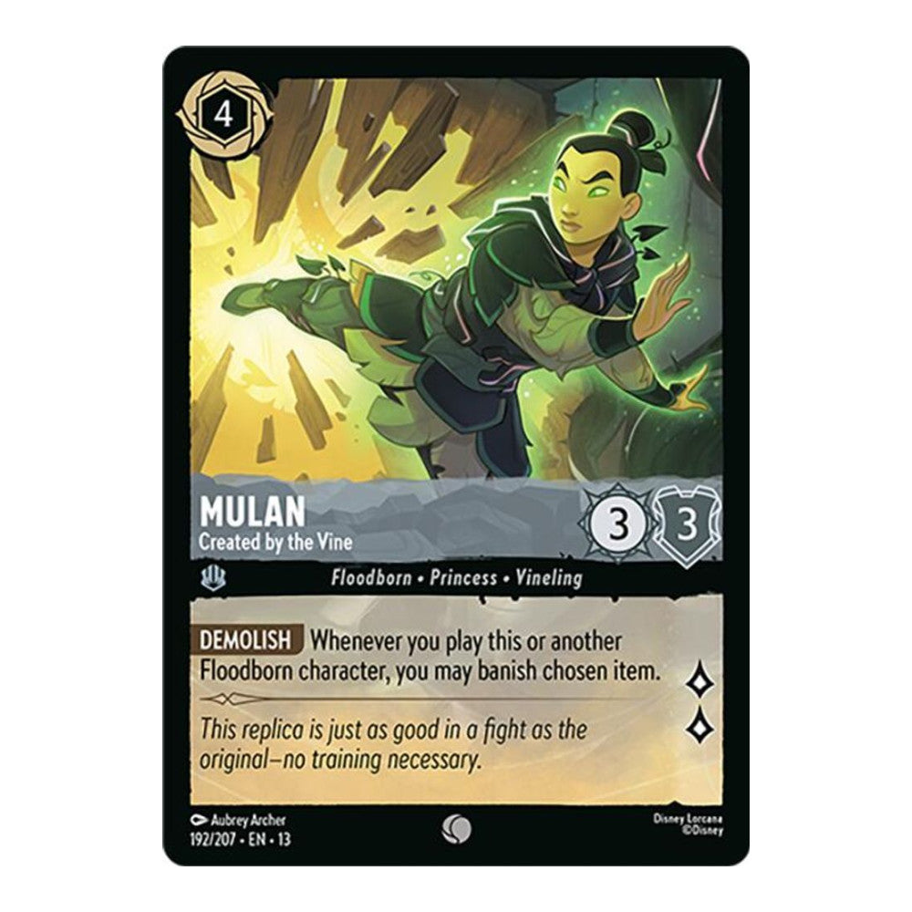 Attack of the Vine! (13) - Mulan - Created by the Vine (#192/207) (Near Mint)