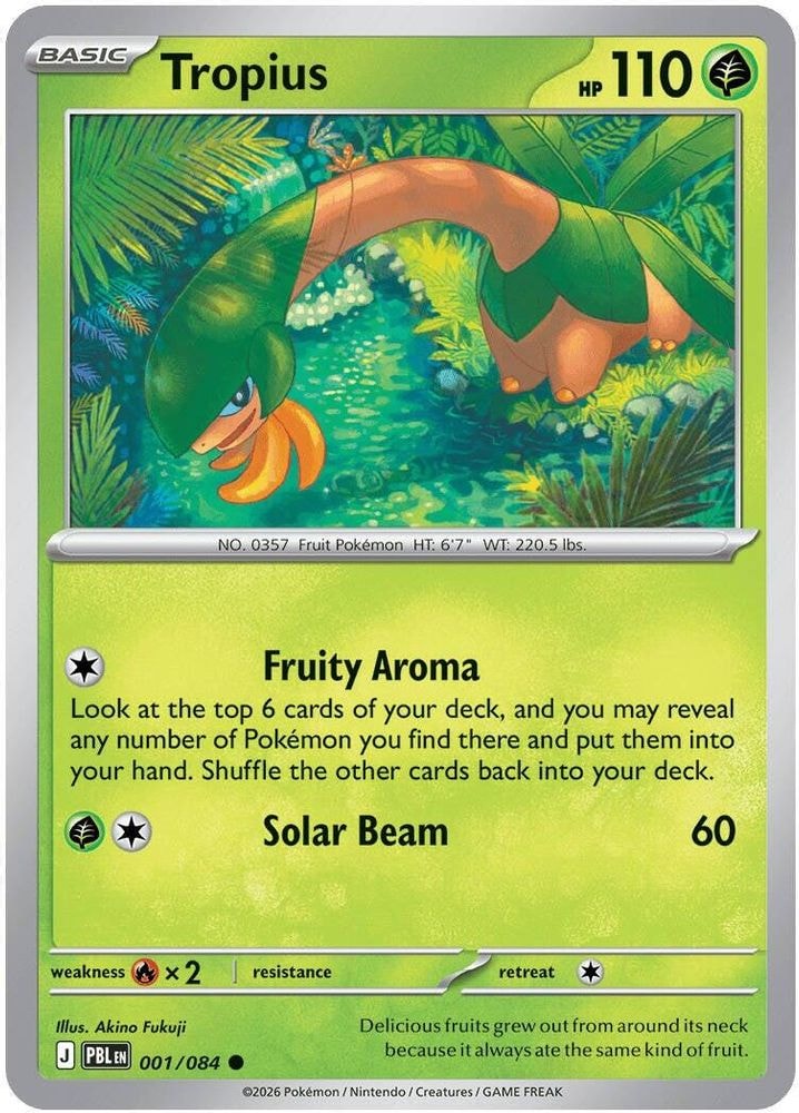 ME05: Pitch Black (PBL) - Tropius (#001/084, Common) ()