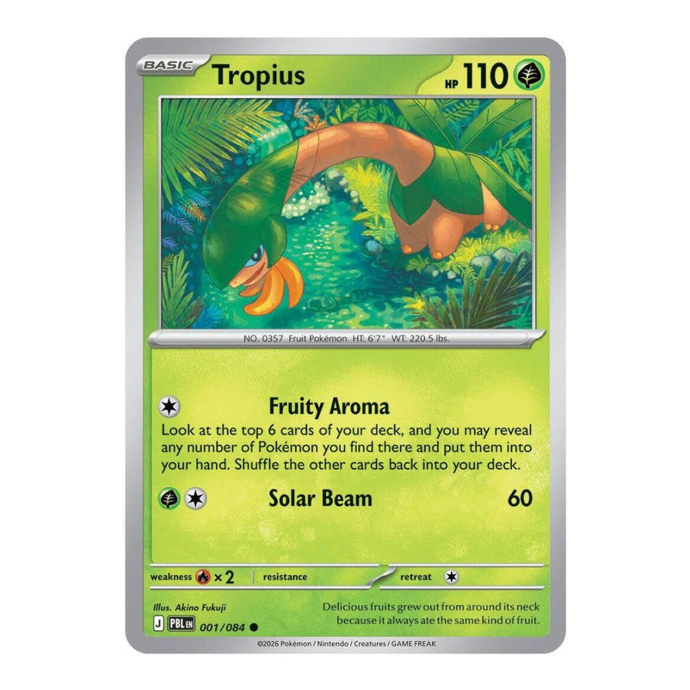 ME05: Pitch Black (PBL) - Tropius (#001/084) (Near Mint)