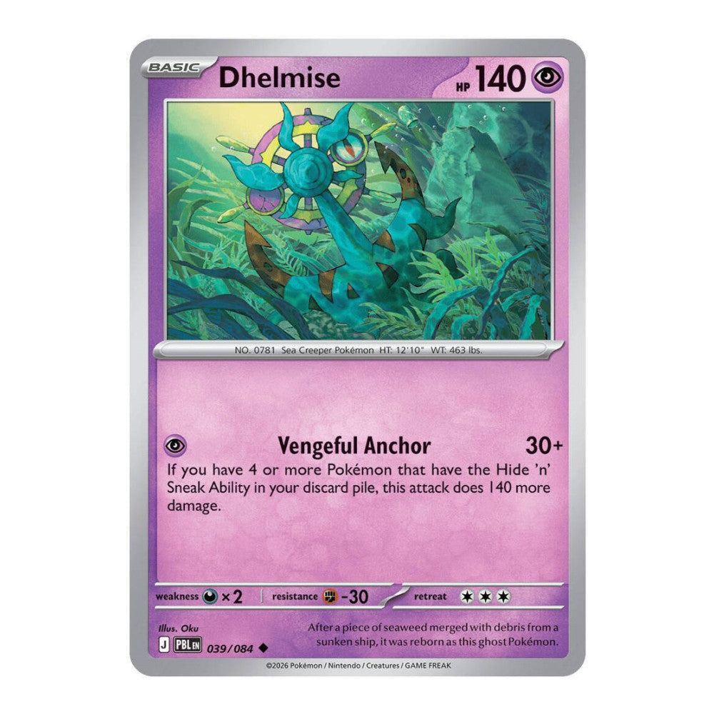 ME05: Pitch Black (PBL) - Dhelmise 039 084 (#039/084) (Near Mint)