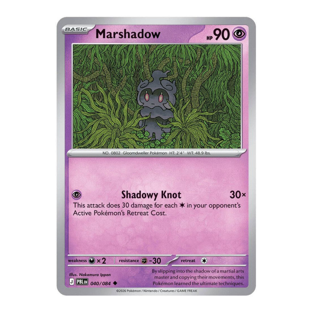 ME05: Pitch Black (PBL) - Marshadow (#040/084) (Near Mint)
