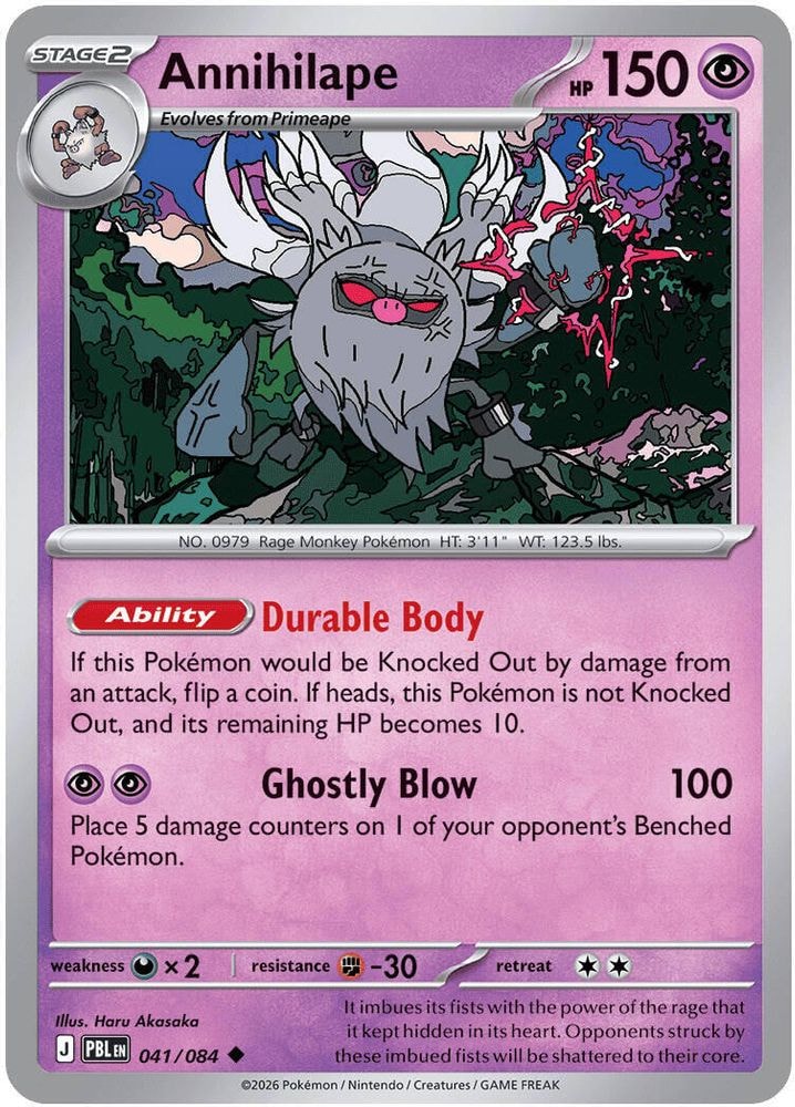 ME05: Pitch Black (PBL) - Annihilape (#041/084, Uncommon) ()