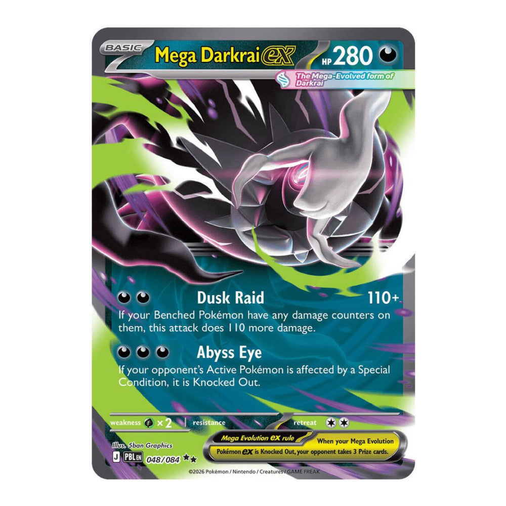 ME05: Pitch Black (PBL) - Mega Darkrai ex - 048/084 (#048/084) (Near Mint)