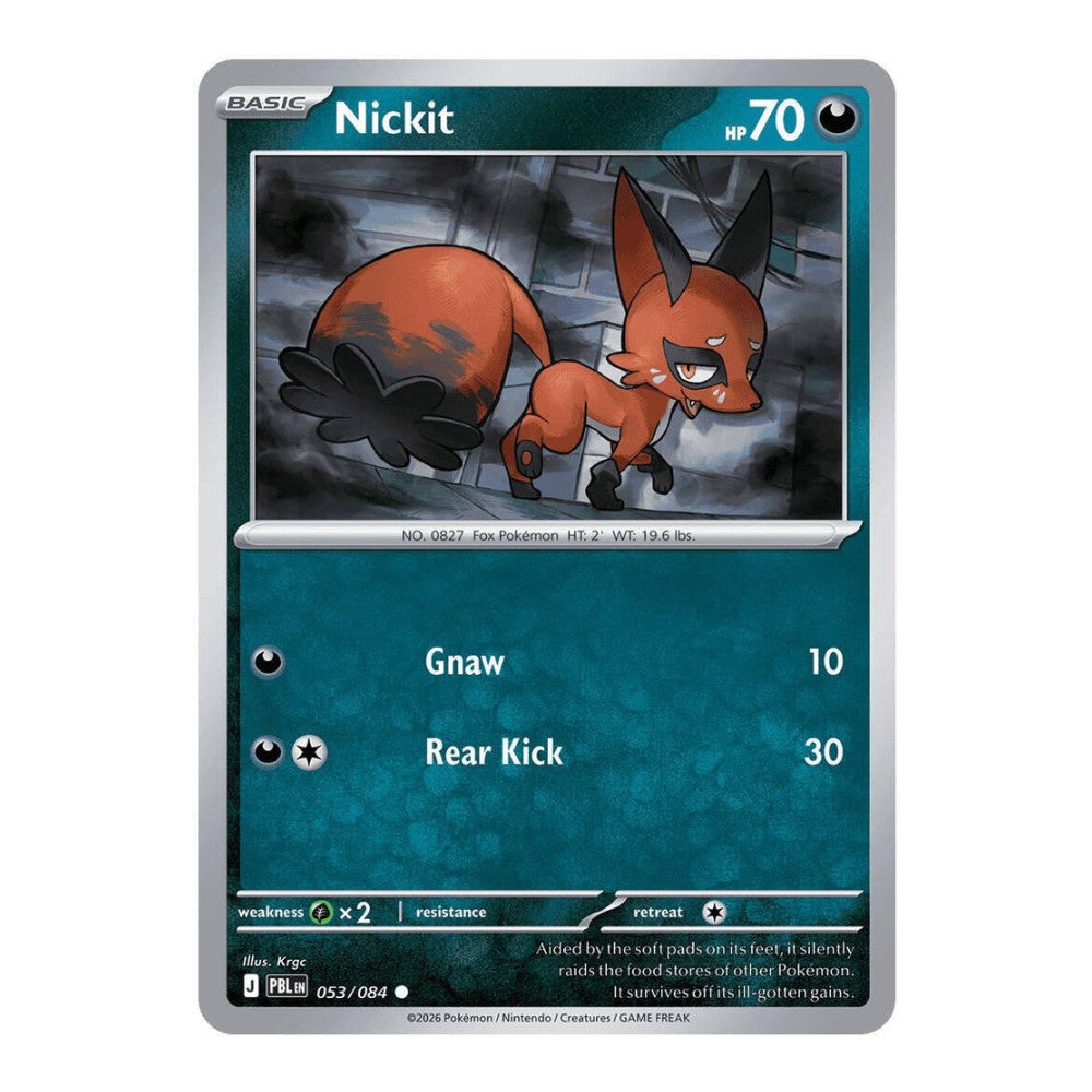 ME05: Pitch Black (PBL) - Nickit (#053/084) (Near Mint)