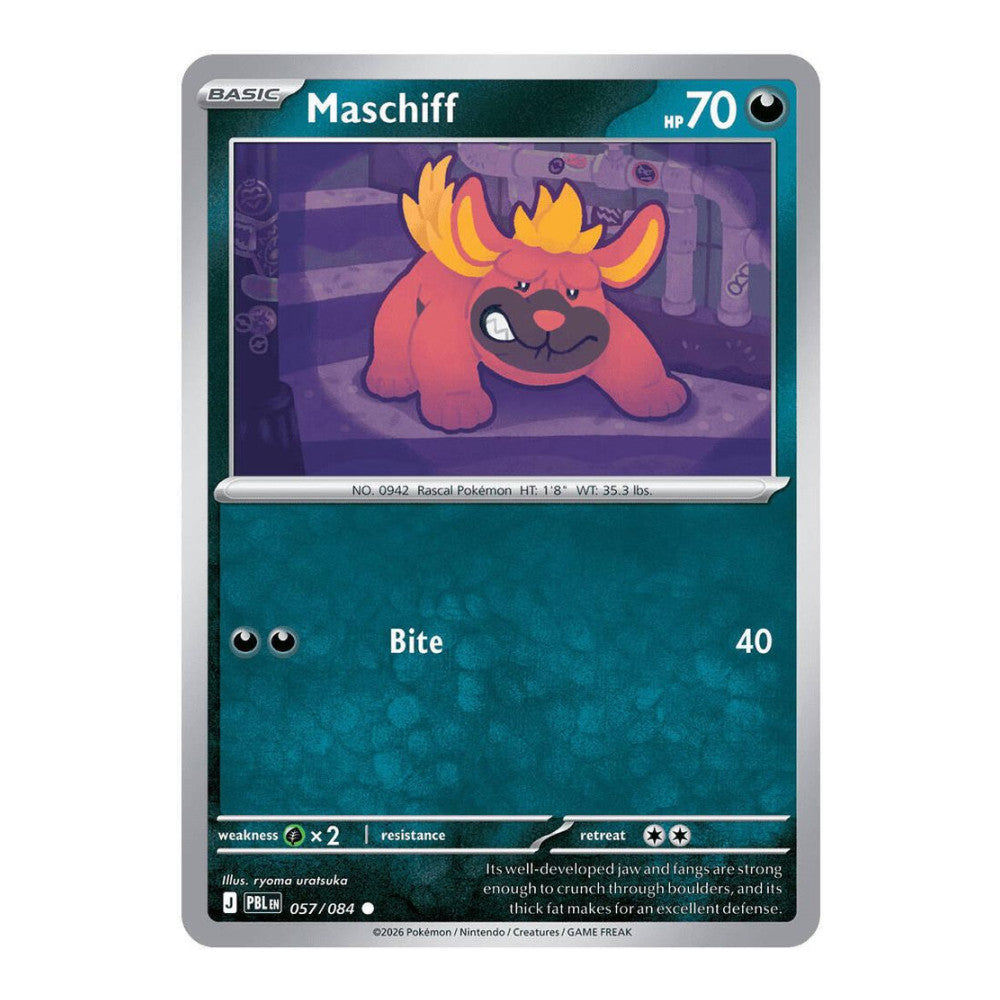 ME05: Pitch Black (PBL) - Maschiff (#057/084) (Near Mint)