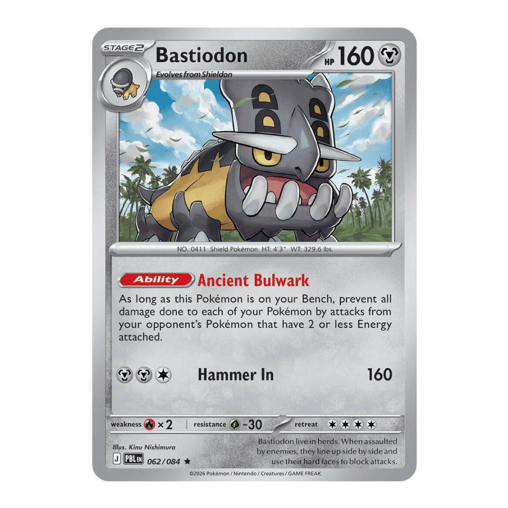 ME05: Pitch Black (PBL) - Bastiodon - 062/084 (#062/084) (Near Mint)