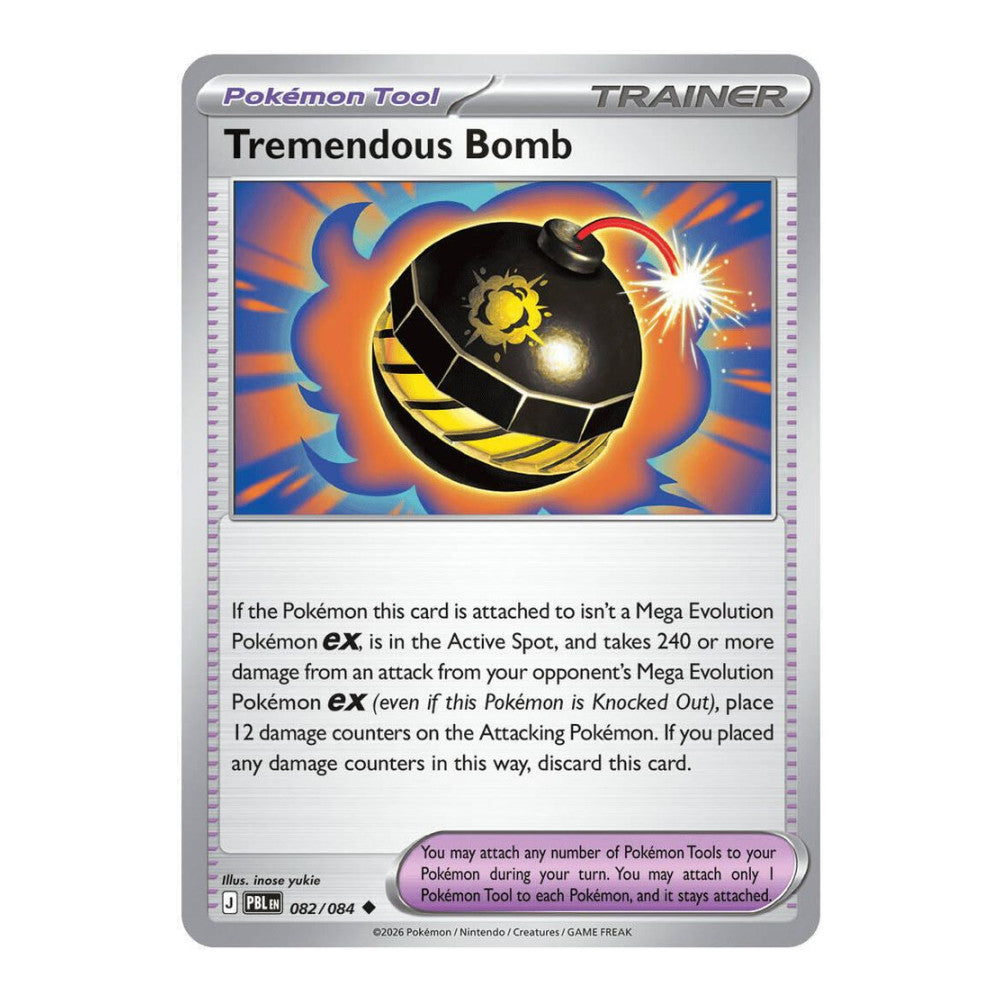 ME05: Pitch Black (PBL) - Tremendous Bomb 082 084 (#082/084) (Near Mint)