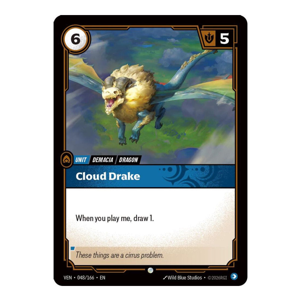 Vendetta (VEN) - Cloud Drake (#048/166) (Near Mint)