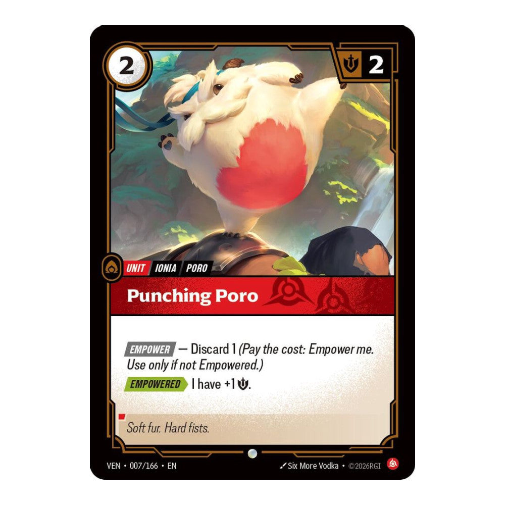 Vendetta (VEN) - Punching Poro (#007/166) (Near Mint)
