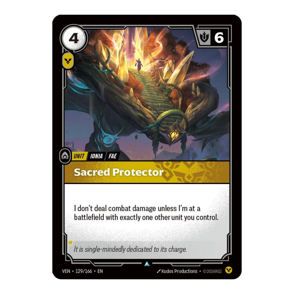 Vendetta (VEN) - Sacred Protector (#129/166) (Near Mint)